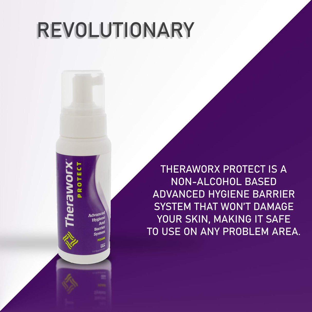 Theraworx Protect Advanced Hygiene and Barrier System Foam, Lavender Scent