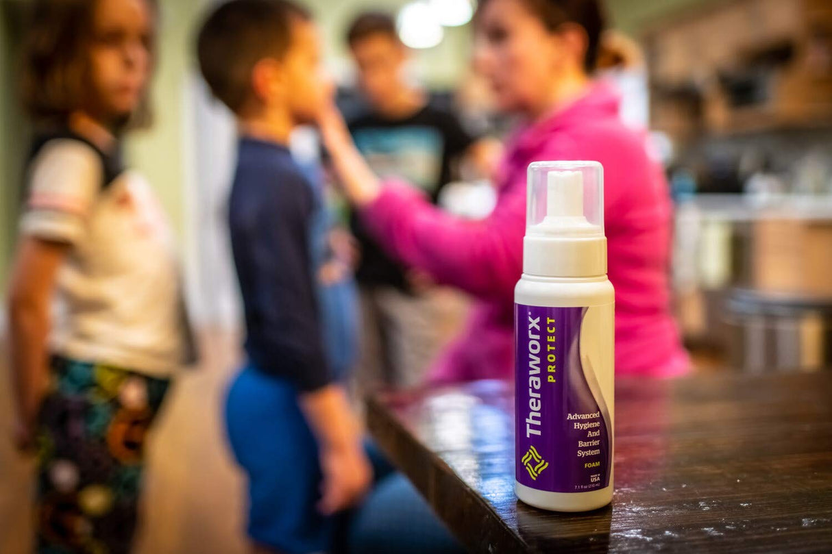 Theraworx Protect Advanced Hygiene and Barrier System Foam, Lavender Scent