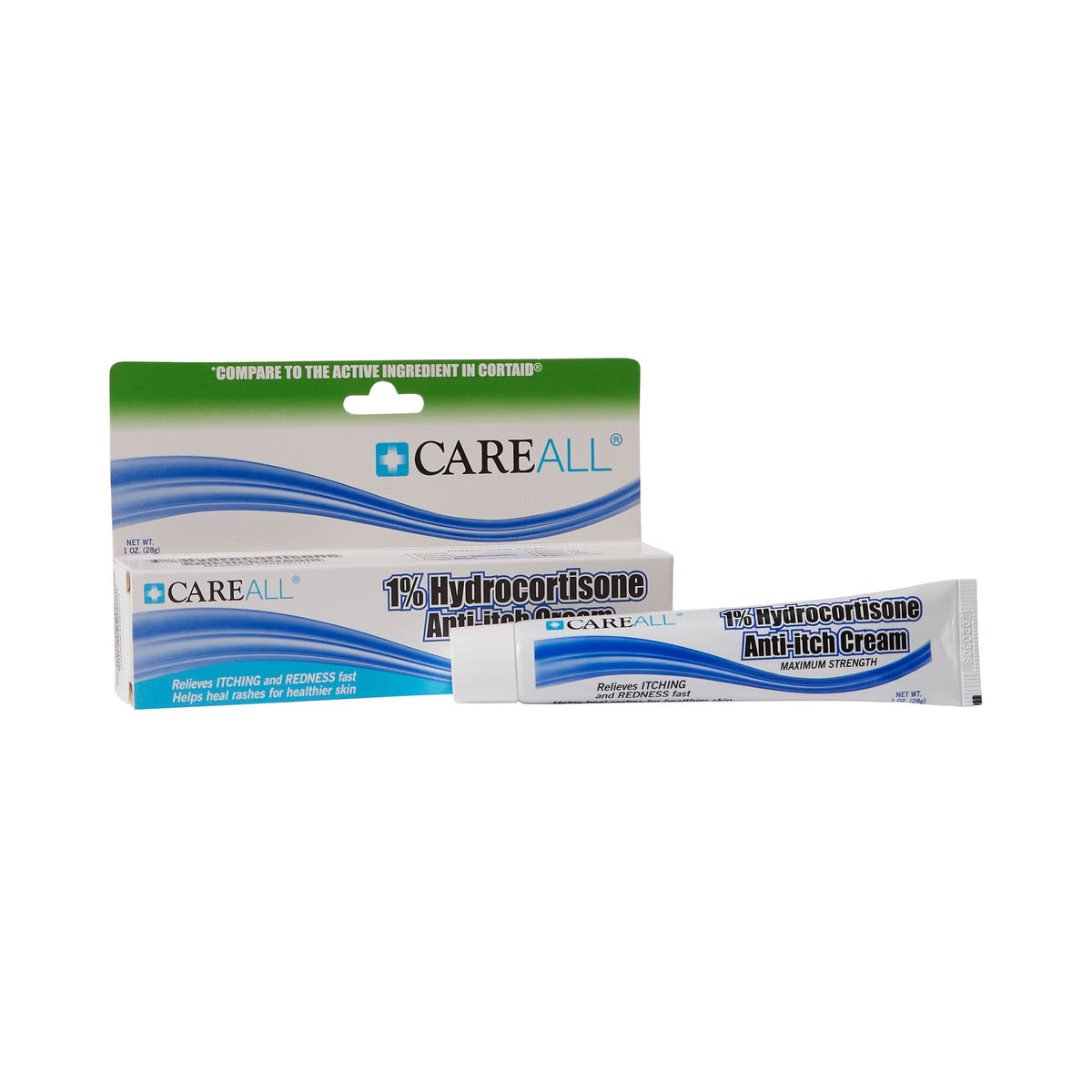 CareALL Hydrocortisone Itch Relief Cream, 1%, 1 oz Tube - HYD1 - LL Medico