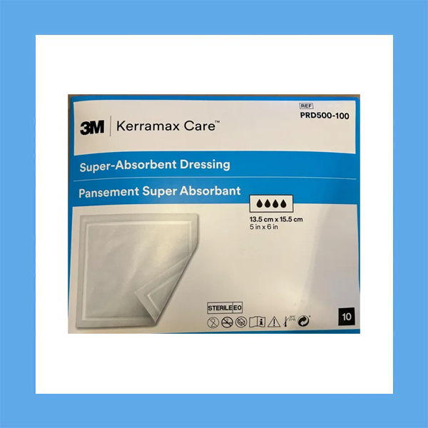 KerraMax Care Super Absorbent Dressing, 5 x 6 Inch