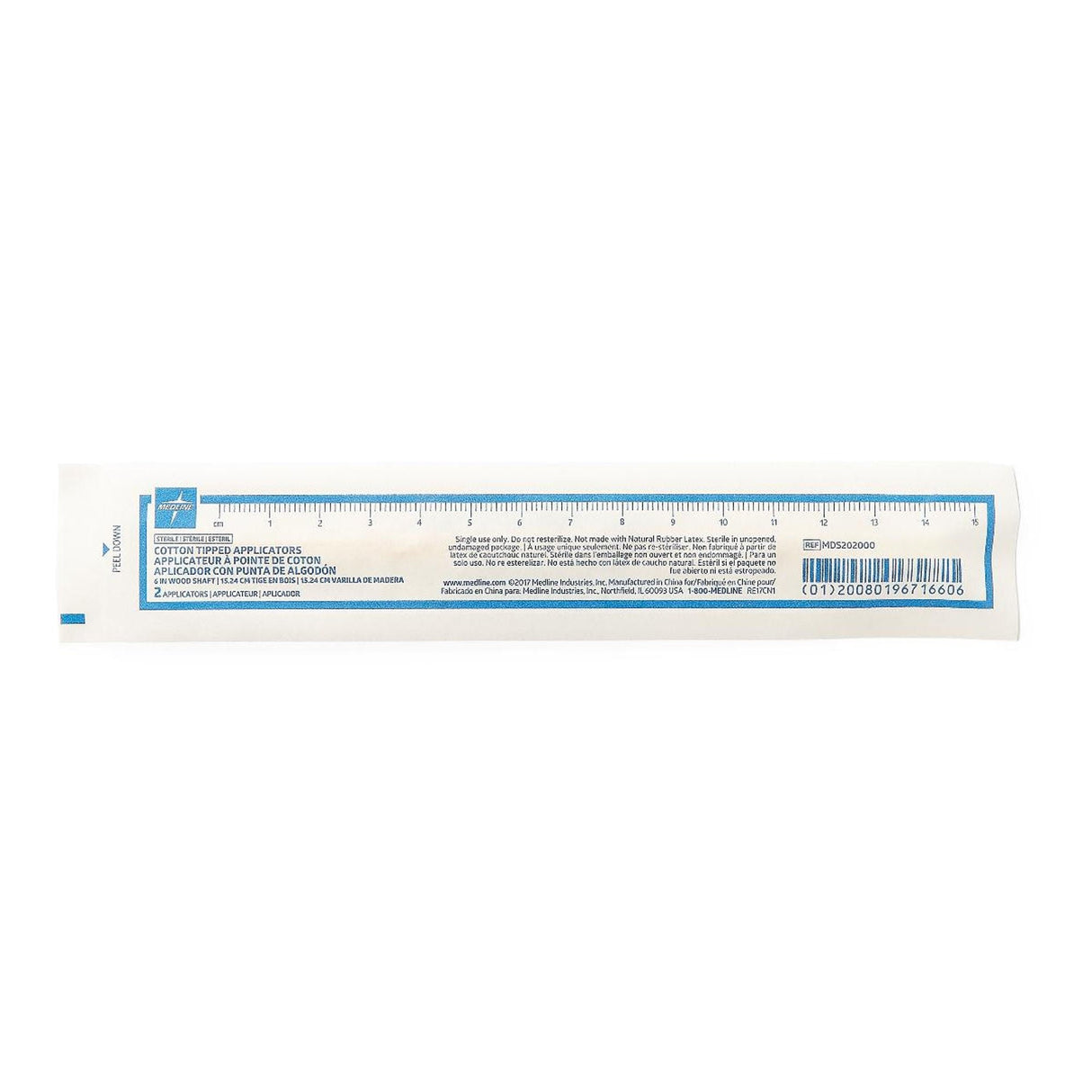 Medline Swabstick, 100 Packs per Box