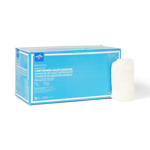 Bulkee Lite Conforming Gauze Bandage, 4 Inch x 4.1 Yard