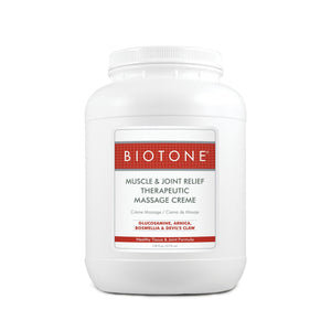 Biotone Muscle & Joint Relief Therapeutic Massage Creme, 128 fl oz