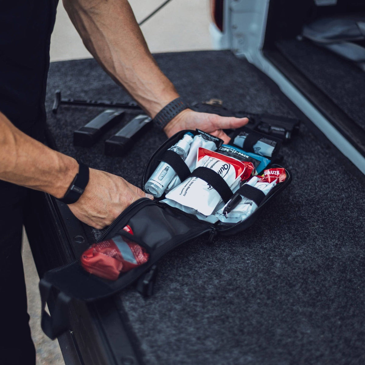 My Medic TFAK Trauma First Aid Kit in Black Nylon Bag - MM-KIT-SPC-S-TFAK-BLK - LL Medico
