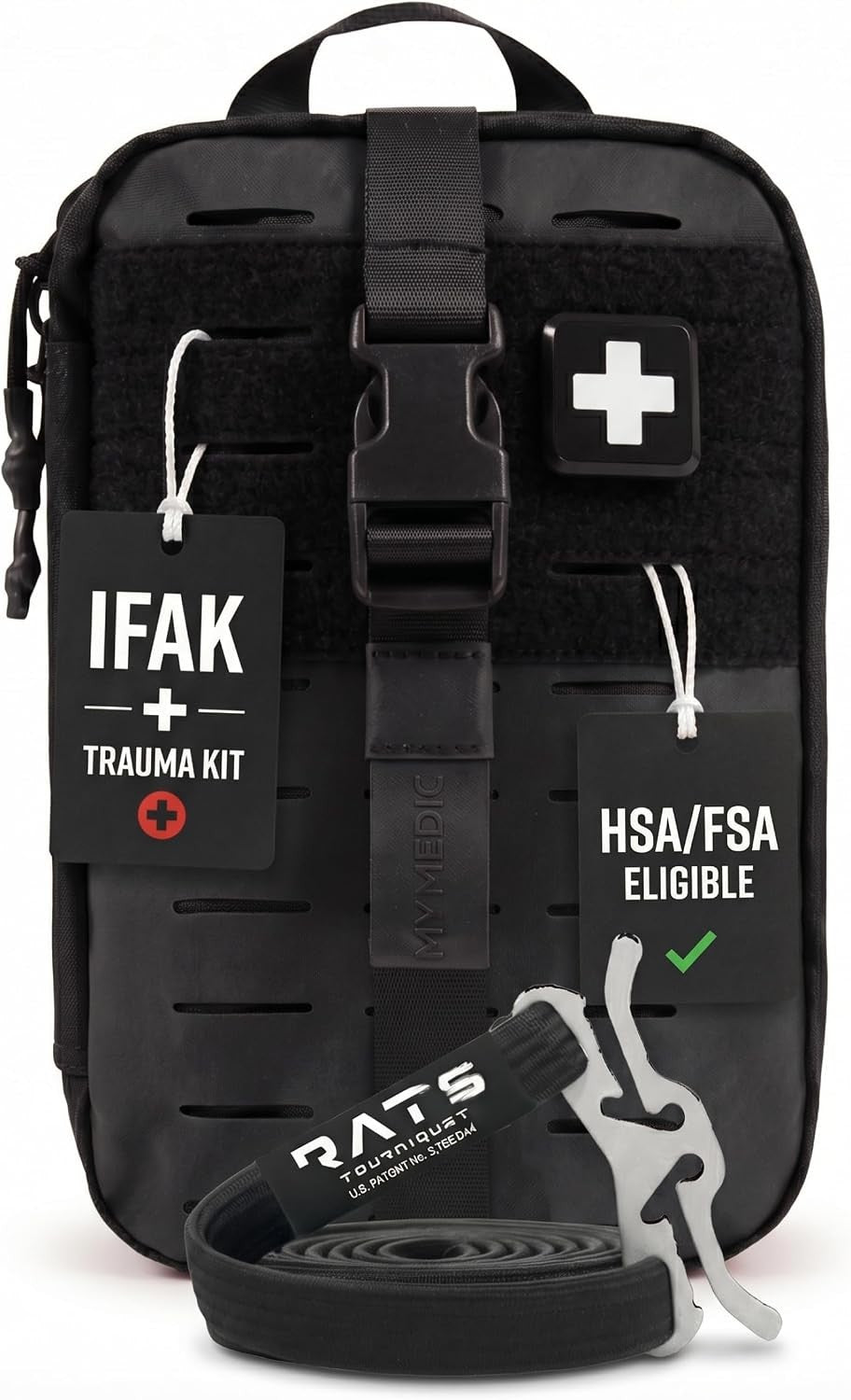 My Medic MYFAK Pro First Aid Kit, Trauma & Medical Supplies for Survival, Black