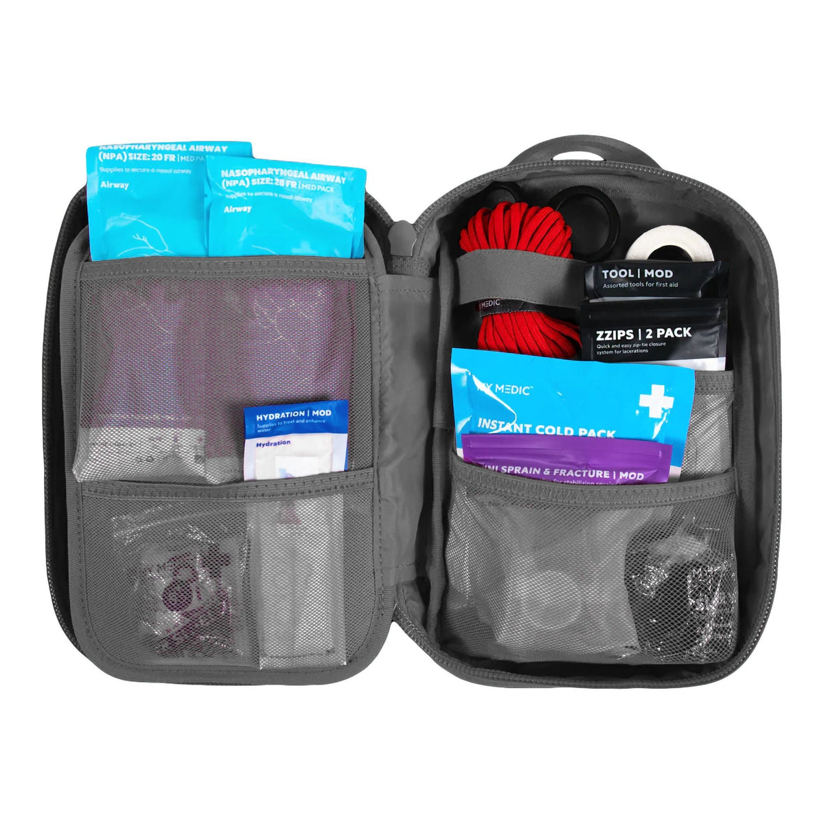 My Medic MYFAK Standard First Aid Kit in Gray Nylon Bag