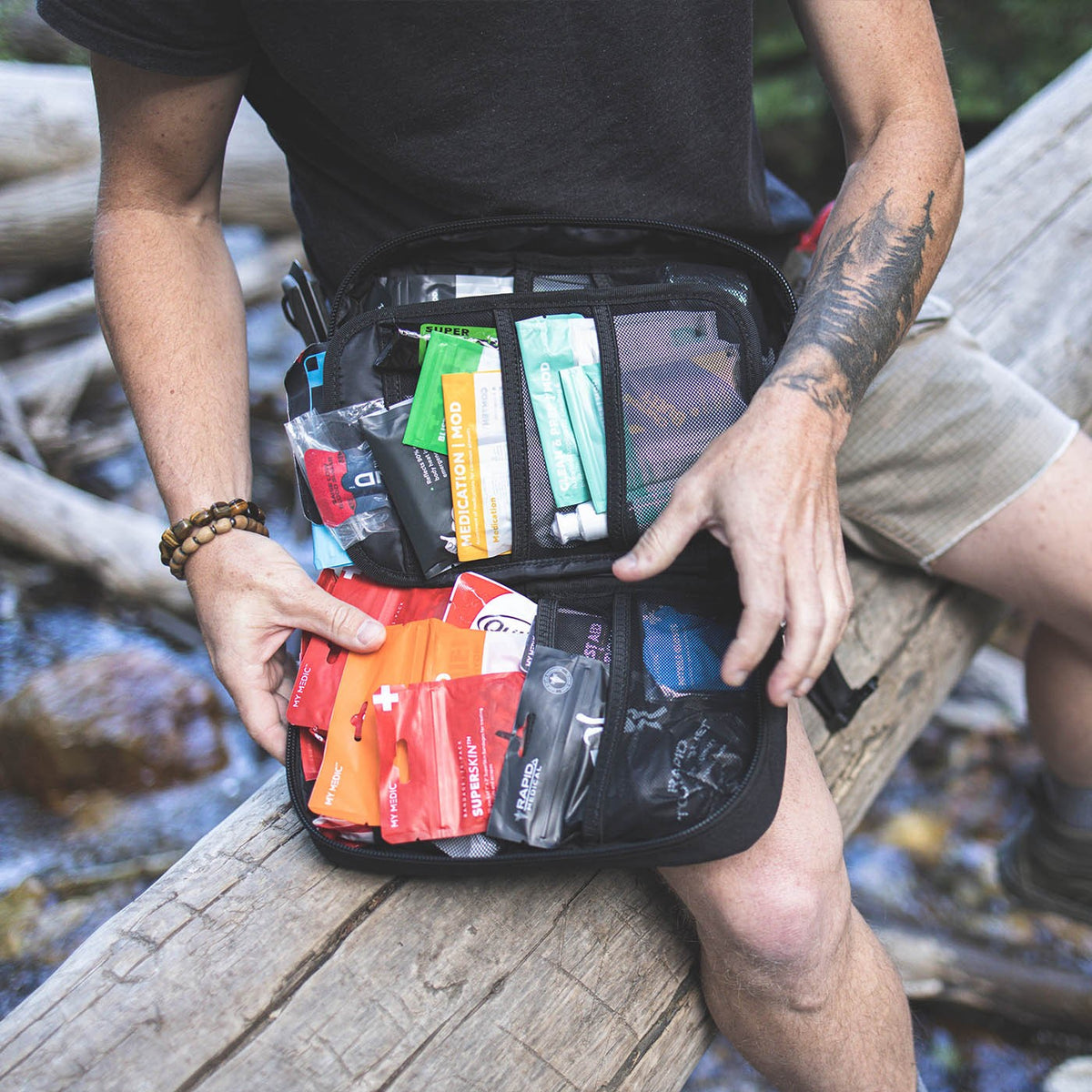 My Medic MYFAK Standard First Aid Kit, Gray Nylon Bag - MM-KIT-U-MED-GRY-STN-V2 - LL Medico