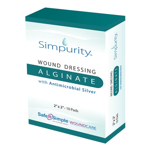 Simpurity Alginate Dressing, 2 x 2 Inch