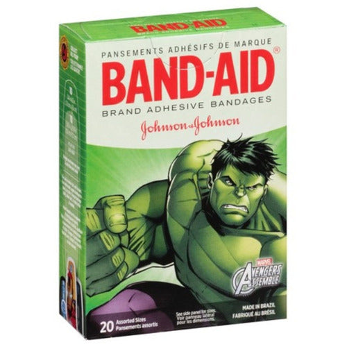 Band-Aid Kid Design (Avengers) Adhesive Strip, Assorted Sizes