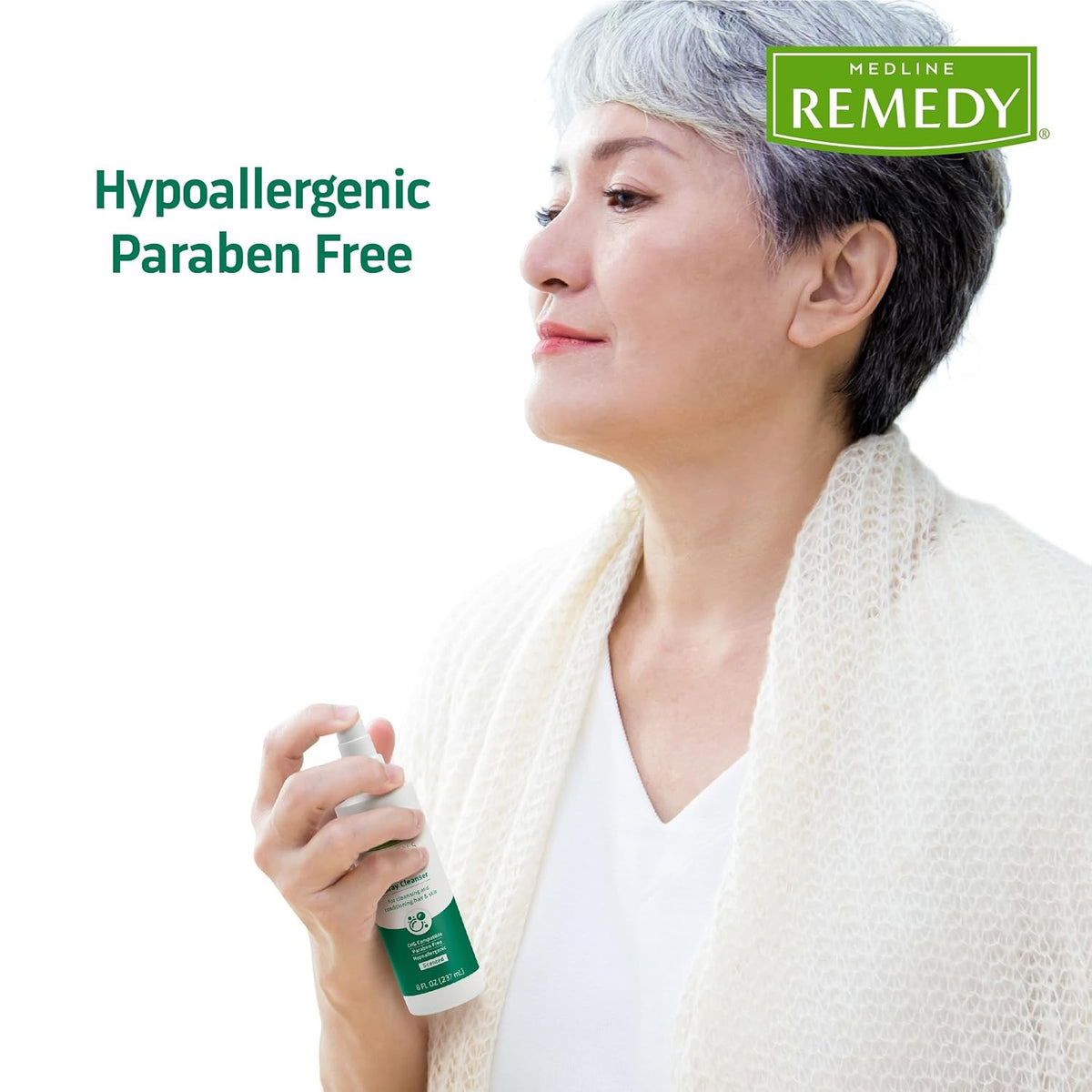 Medline Remedy Essentials Cleanse Spray Cleanser, Scented, 8 fl oz