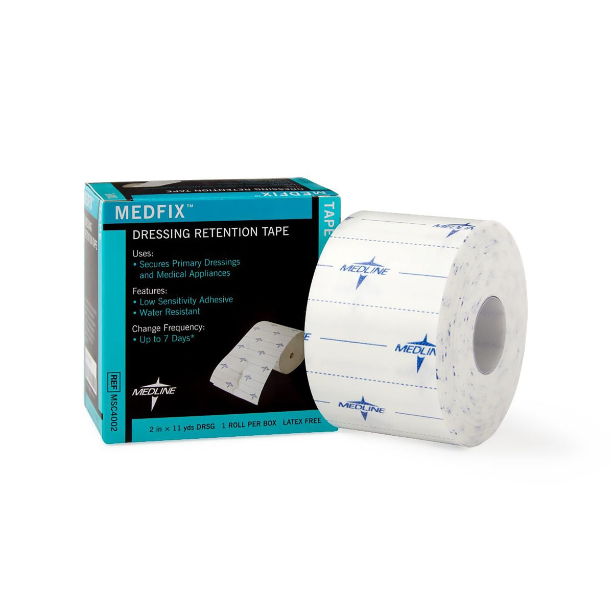 Medline MedFix Nonwoven Dressing Retention Tape, Non-Sterile, 2" x 11 Yard, White - MSC4002 - LL Medico