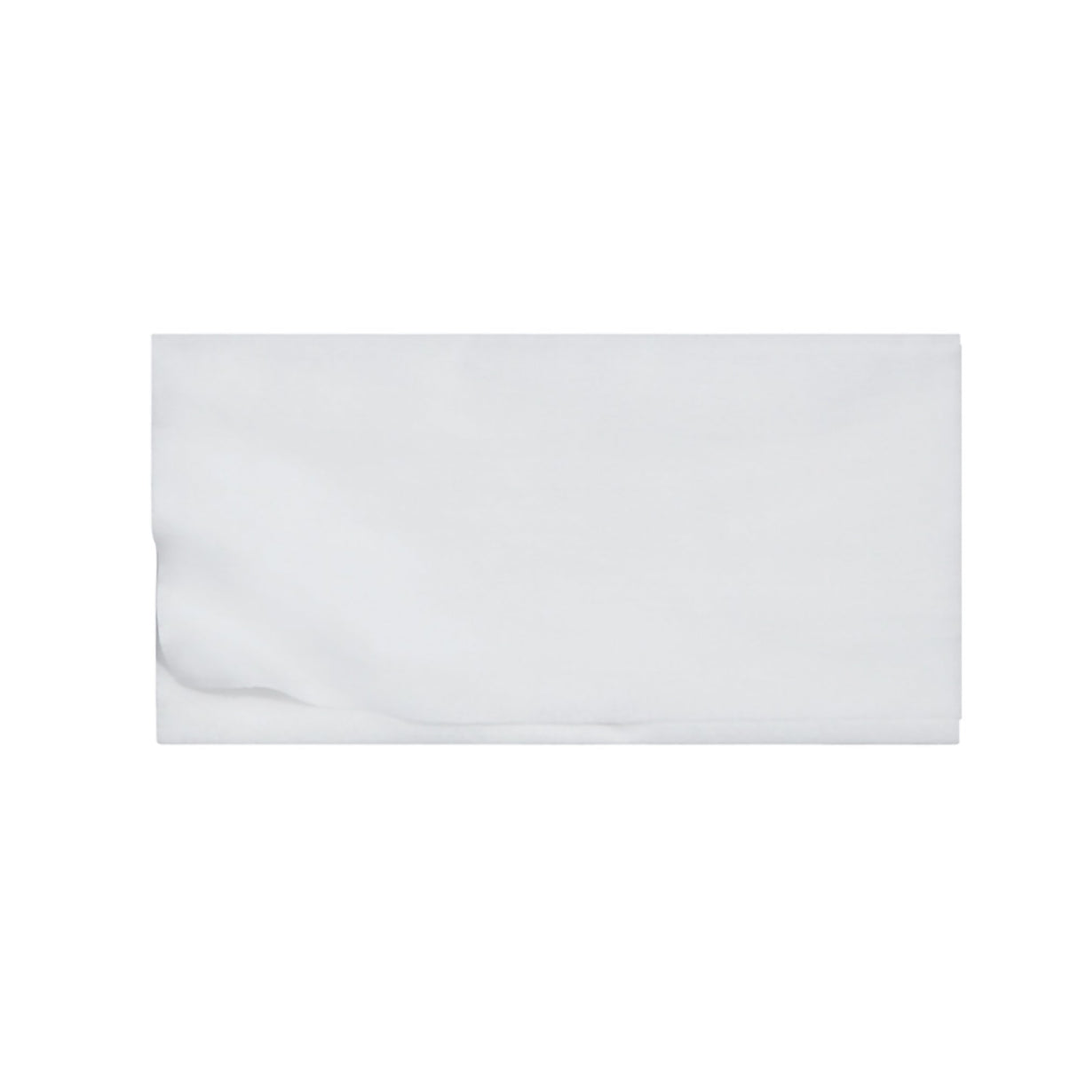 A neatly arranged McKesson StayDry Disposable Washcloth with Aloe, scented and hypoallergenic, is displayed on a clean white background.