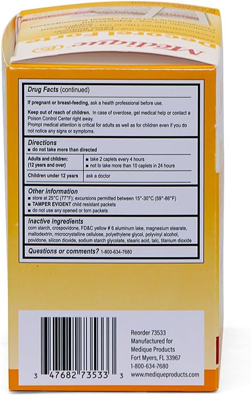 Medique Decorel Forte Severe Cold & Cough Relief, 80 ct