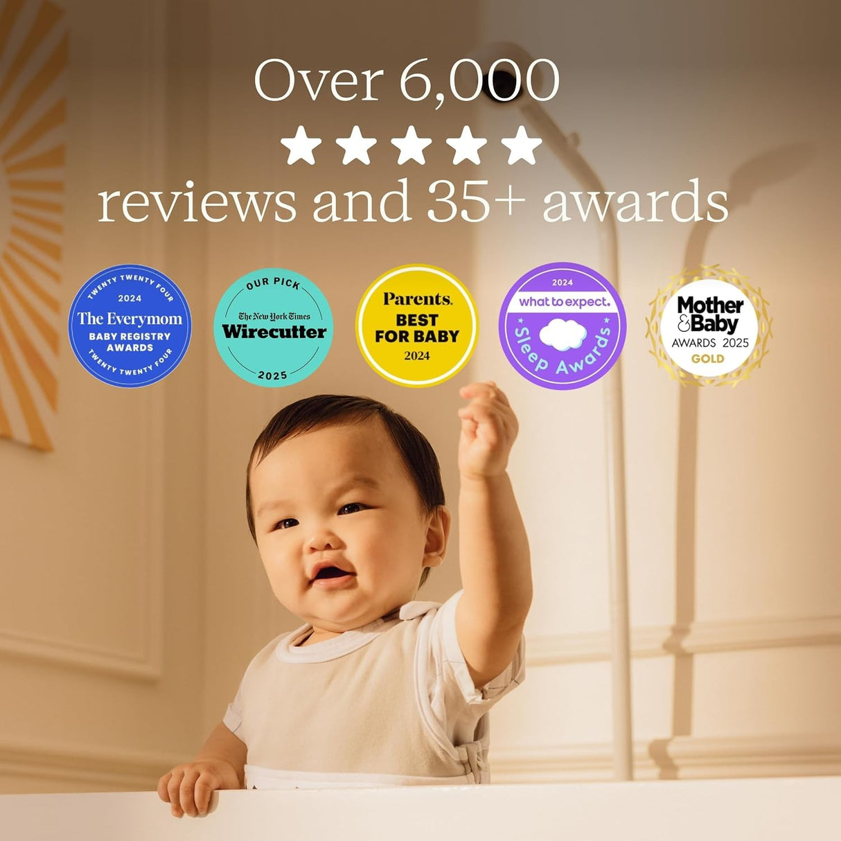 Baby Monitor with Floor Stand Nanit Pro Smart AC Adapter 1080p HD Video