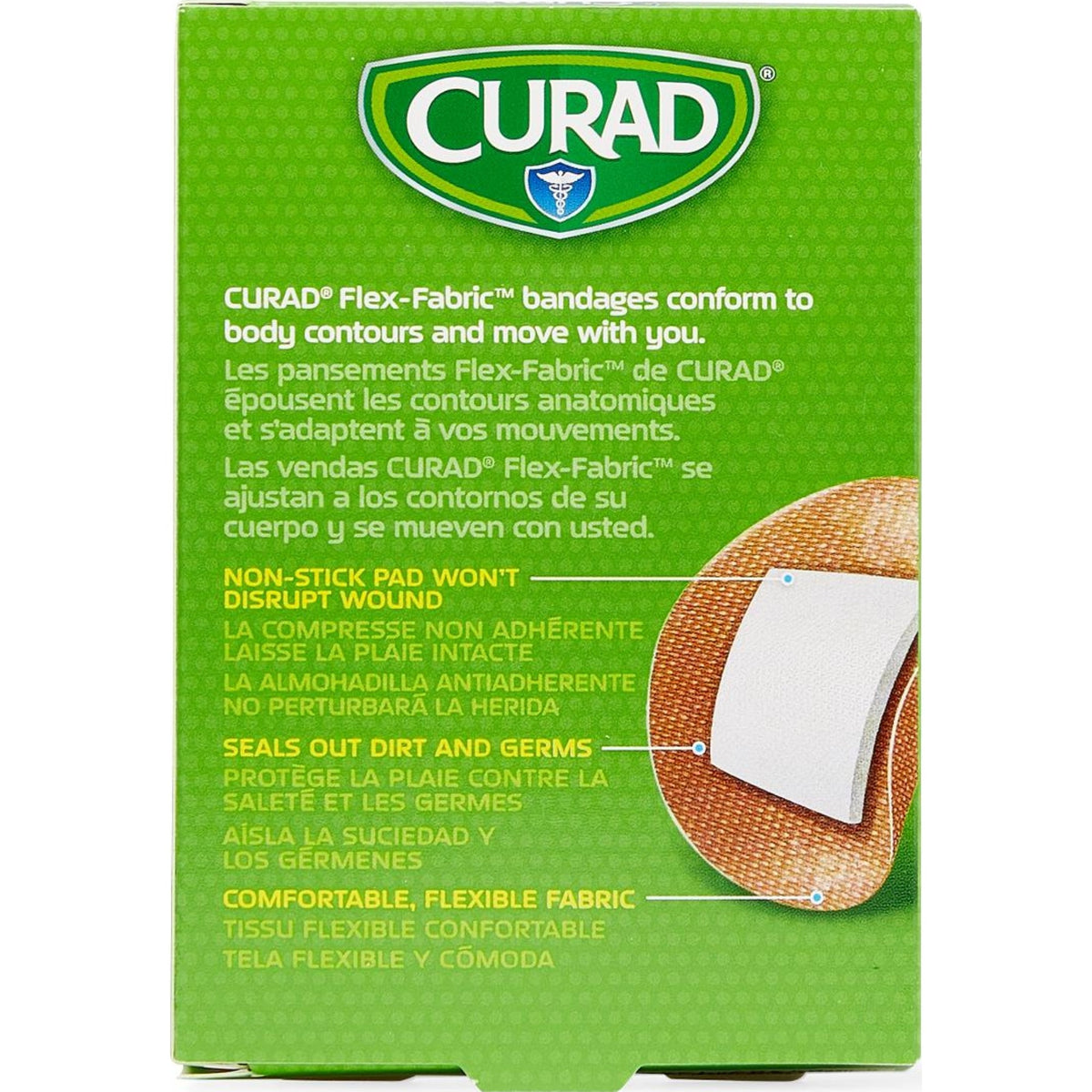 Curad Round Tan Adhesive Spot Bandage, 7/8 Inch