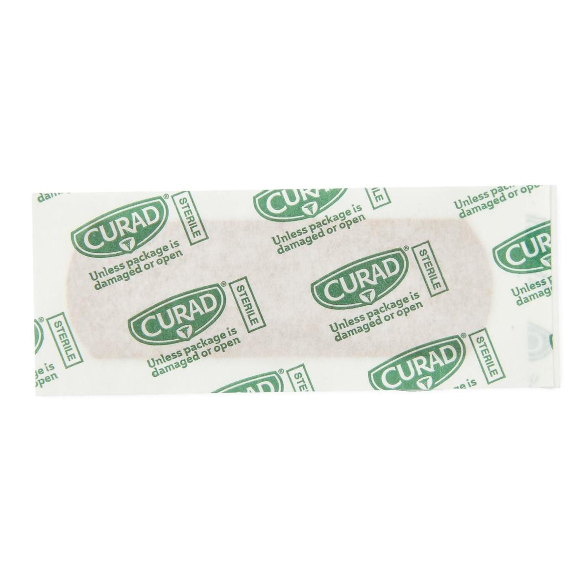 Curad Flex-Fabric Adhesive Bandages, Tan, 4 Sided Seal, Sterile, 1" x 3" - NON25660 - LL Medico