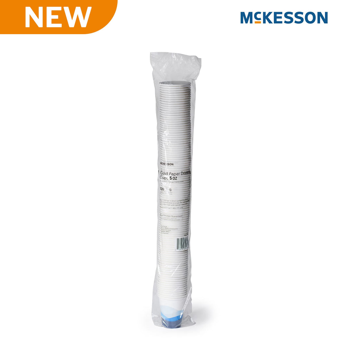 McKesson Drinking Cup, Disposable, 5 oz, Coated Paper, Blue Mountain Print - PDC-CP5 - LL Medico