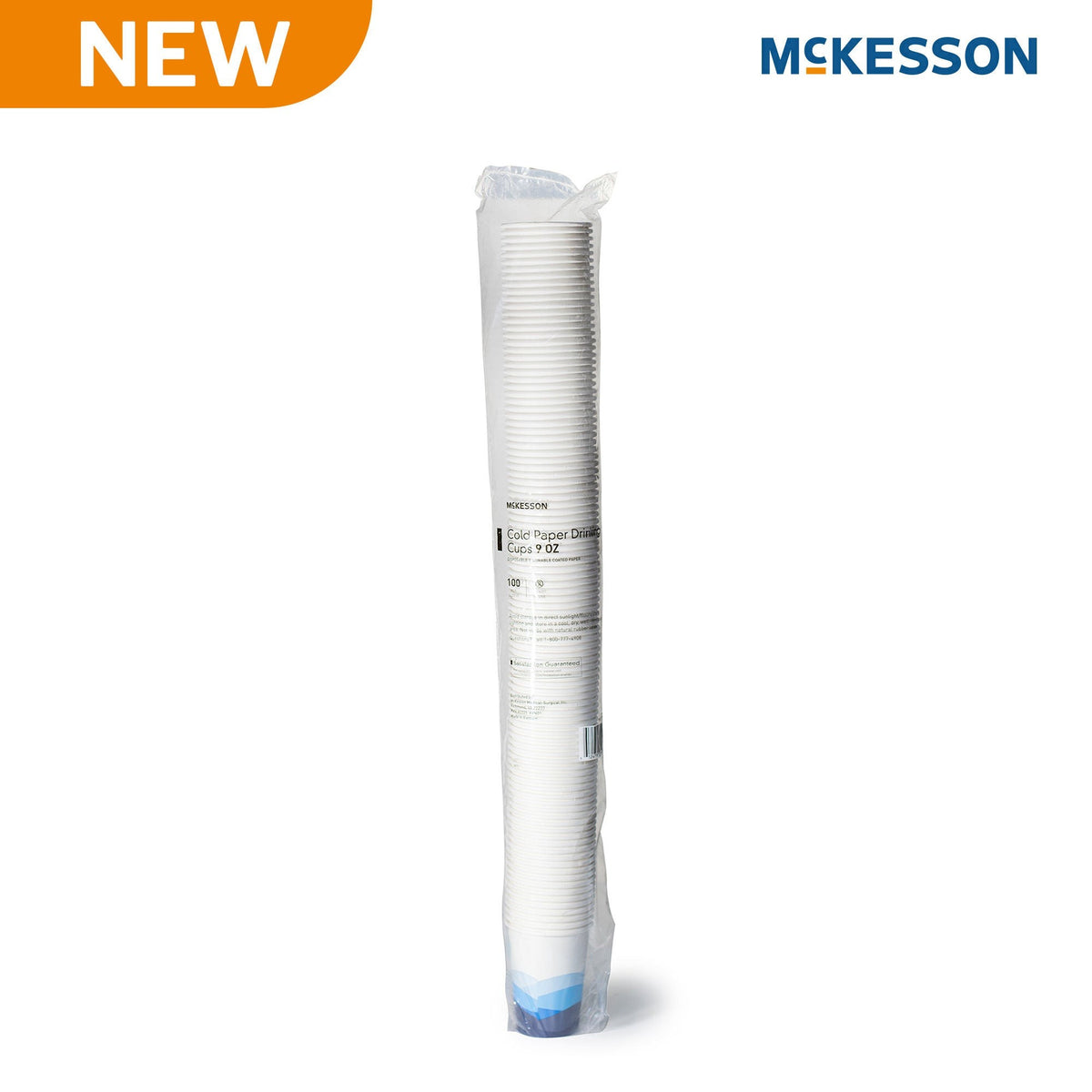 McKesson Drinking Cup, Disposable, Coated Paper, Blue Mountain Print, 9 oz - PDC-CP9 - LL Medico