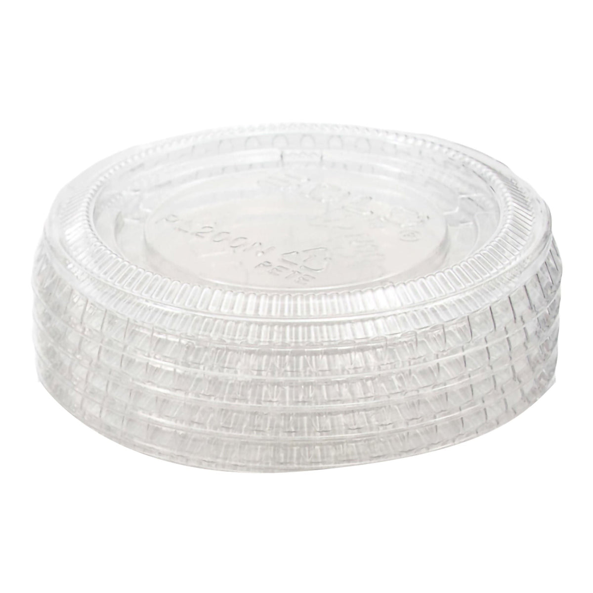 Dart Solo Souffle Cup Lid, For Medium Souffle Cups, Clear, Plastic, Disposable - PL200N - LL Medico