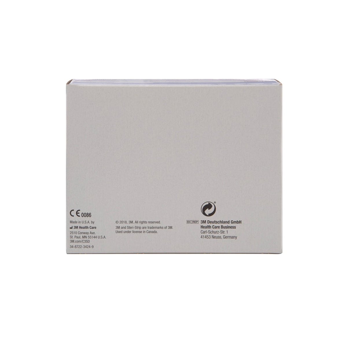 Steri-Strip Skin Closure Strips, Reinforced, Nonwoven, Sterile, White, 0.5" x 4" - R1547 - LL Medico