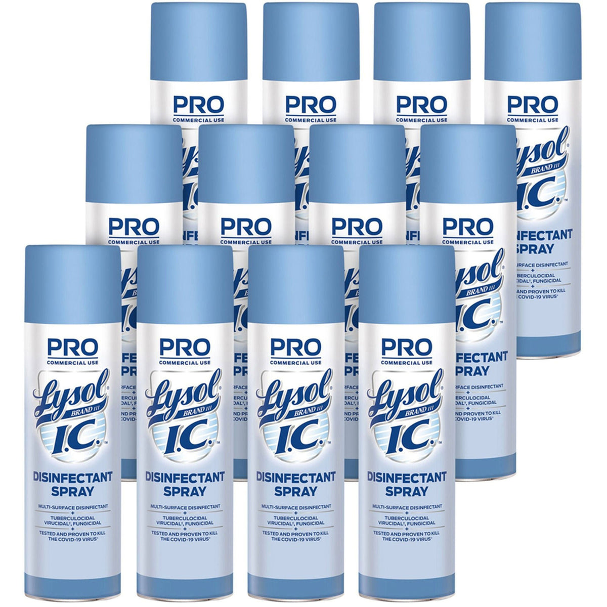 Lysol I.C. Surface Disinfectant, Alcohol Based Aerosol Spray, Liquid, 19 oz, Scented, NonSterile - RAC95029CT - LL Medico