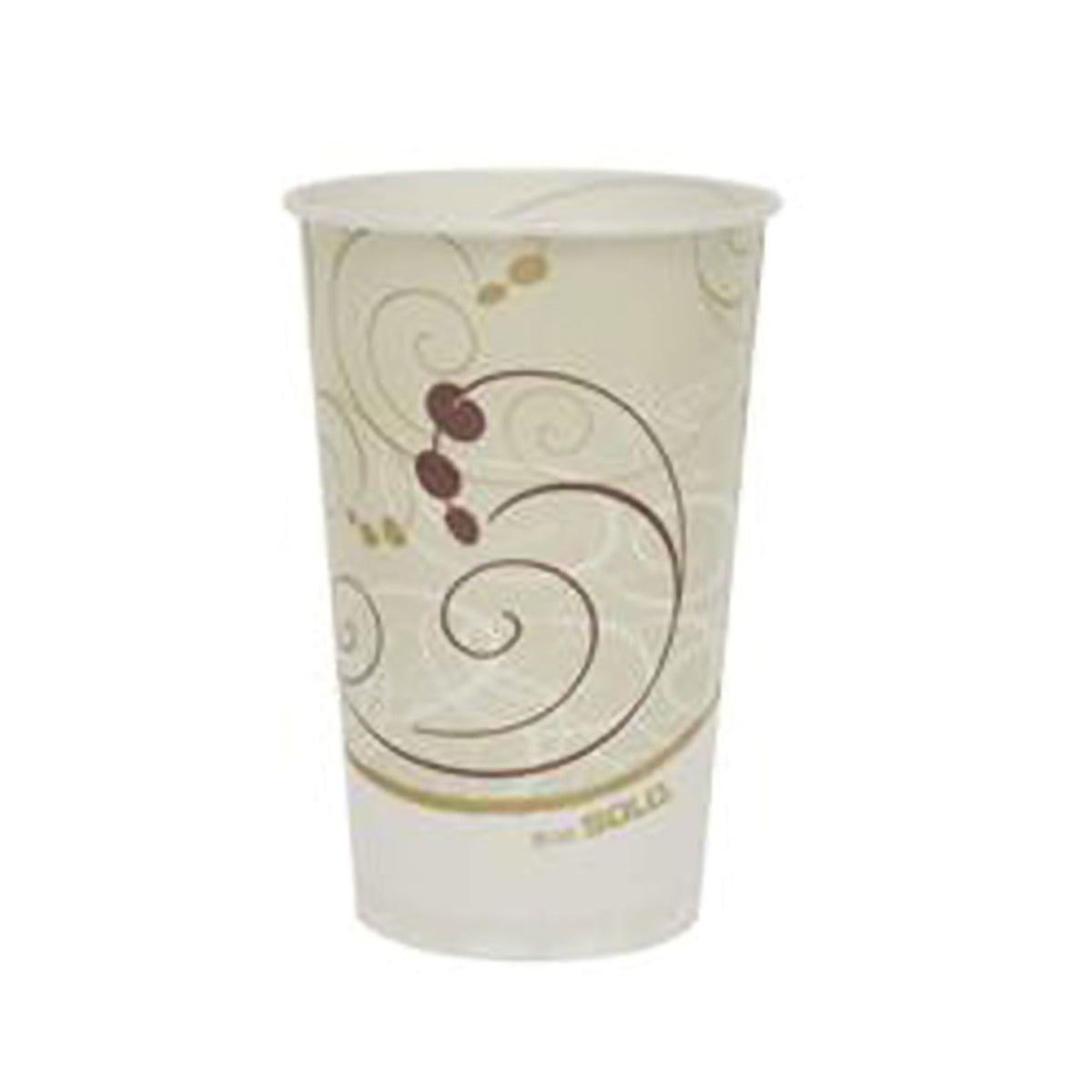 Solo Drinking Cup, Disposable, 16 oz, Symphony Print, Wax Coated Paper - LL Medico