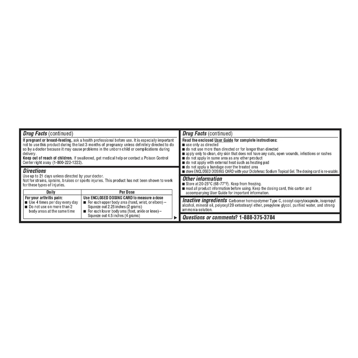 Geri-Care Diclofenac Sodium Topical Gel, 1%, Arthritis Pain Reliever, 100 Gram - S140-01-GCP - LL Medico