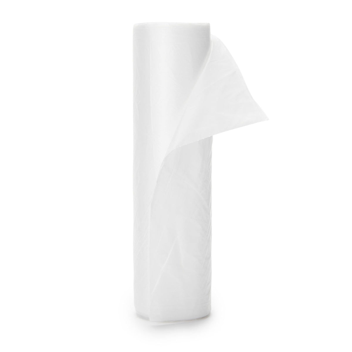 McKesson Trash Bag, Extra Heavy Duty, Clear, 56 gal., 17 Micron, 43 x 48", HDPE, Star Seal Bottom, Coreless Roll - S434817N - LL Medico