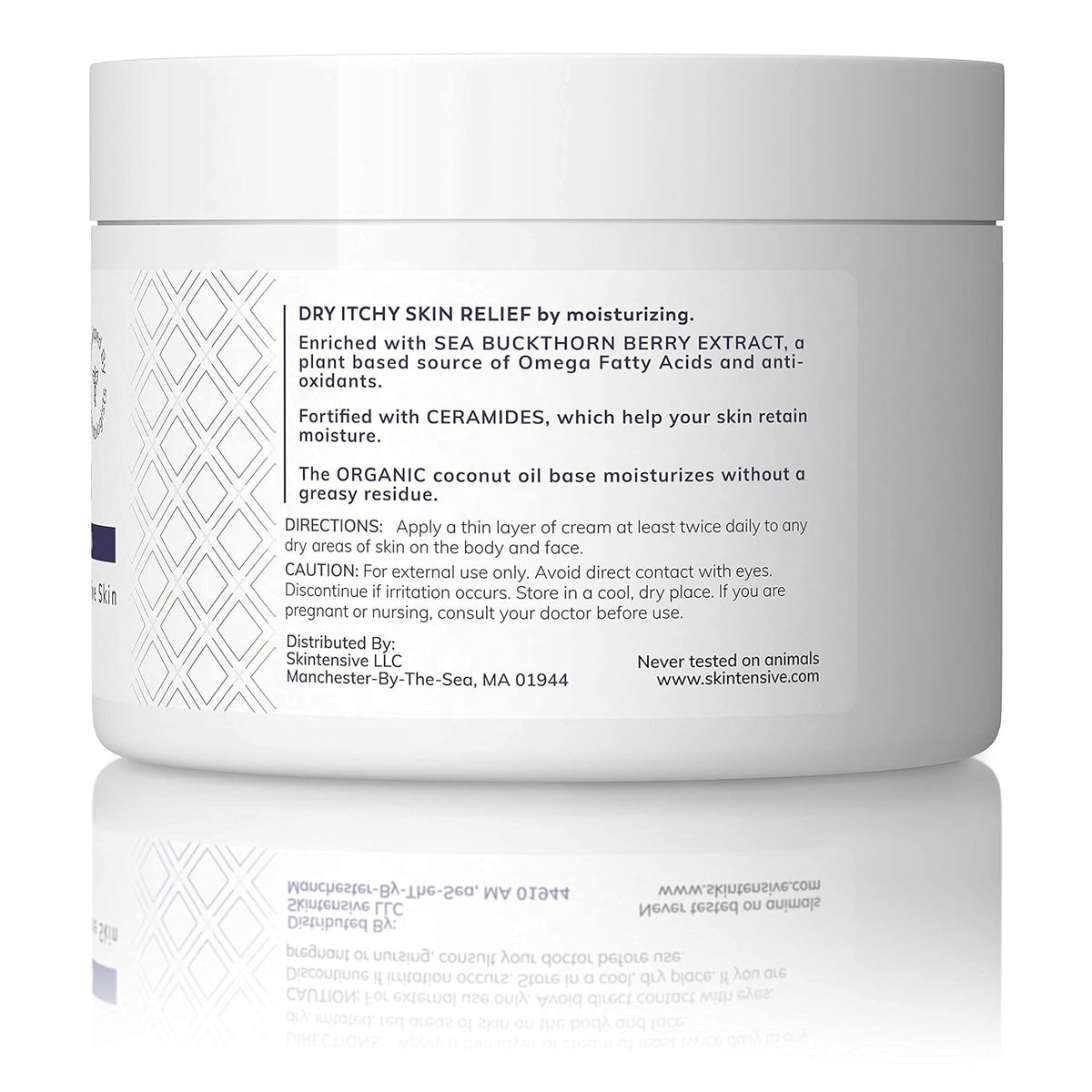 Skintensive Body Butter Ceramides + Sea Buckthorn Cream, Unscented, 8 oz