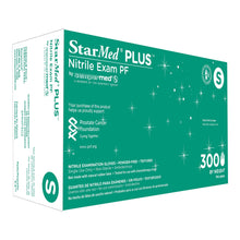 StarMed Plus Nitrile Exam Gloves, Powder-Free, Textured, Large