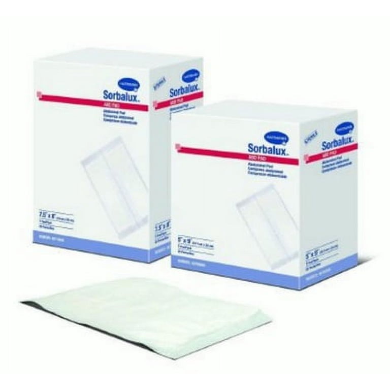 Sorbalux ABD Sterile Abdominal Pad, 5 x 9 Inch, One-Ply