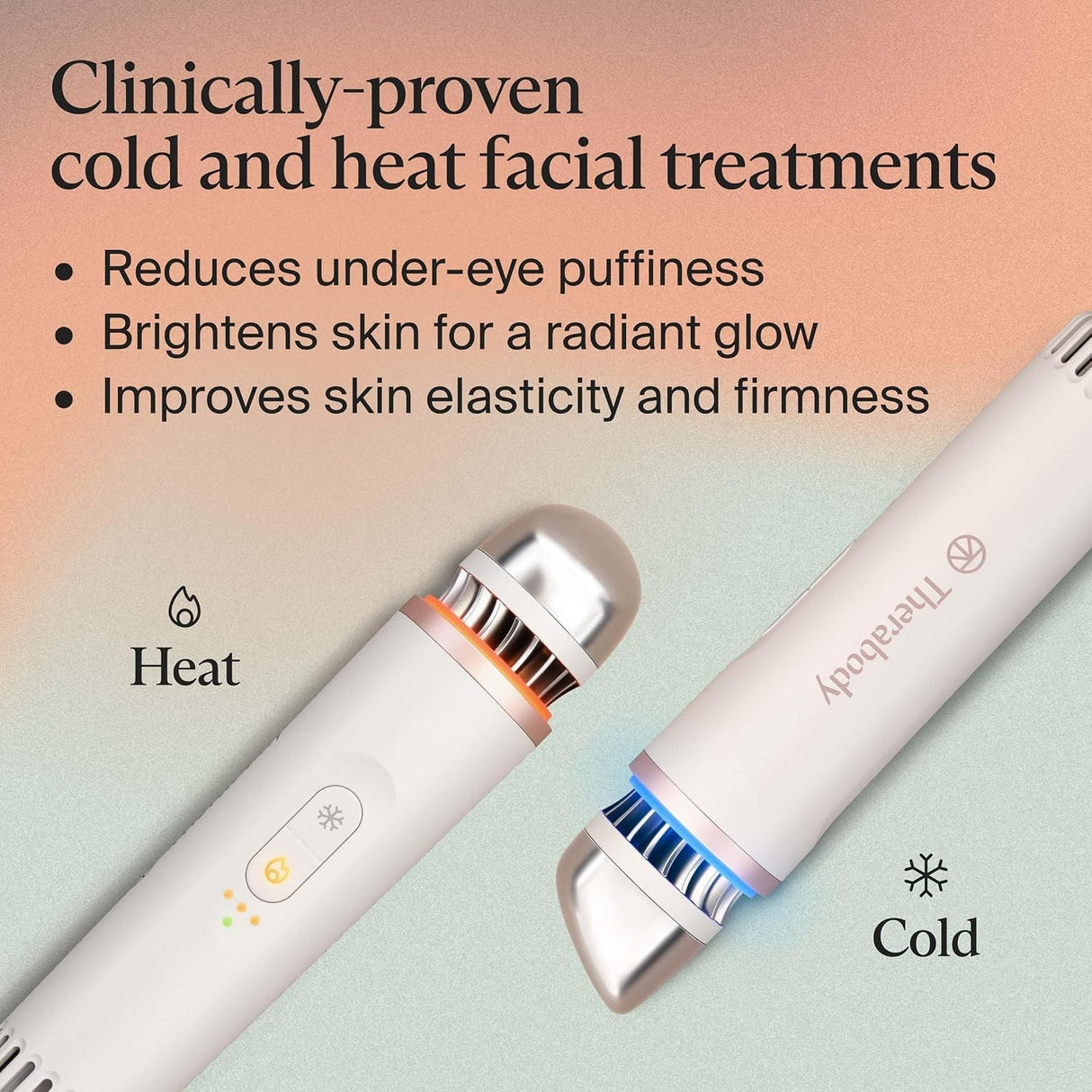 Therabody TheraFace Depuffing Wand Attachment, White - TF0004132-5A20 - LL Medico