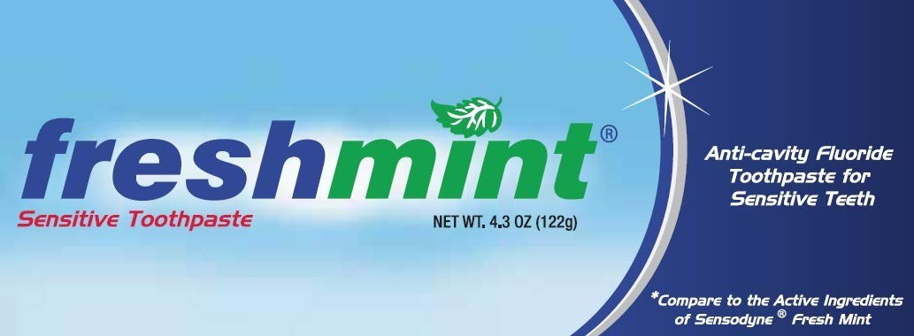Freshmint Sensitive Toothpaste, Anti-Cavity Fluoride, 4.3 oz