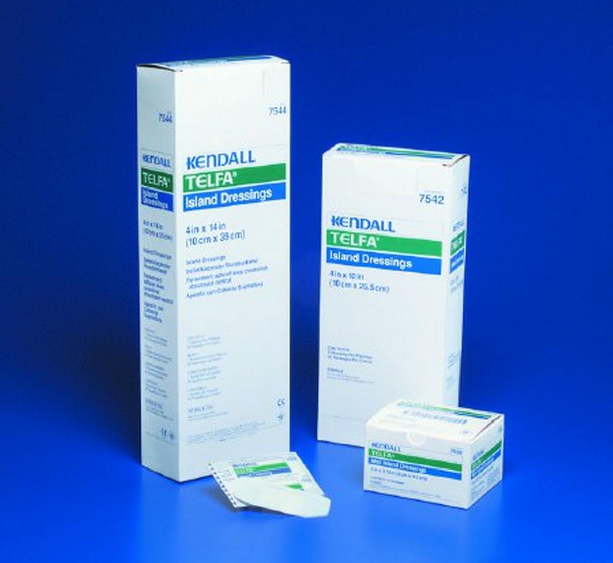 Telfa White Adhesive Dressing, 4 x 5 Inch