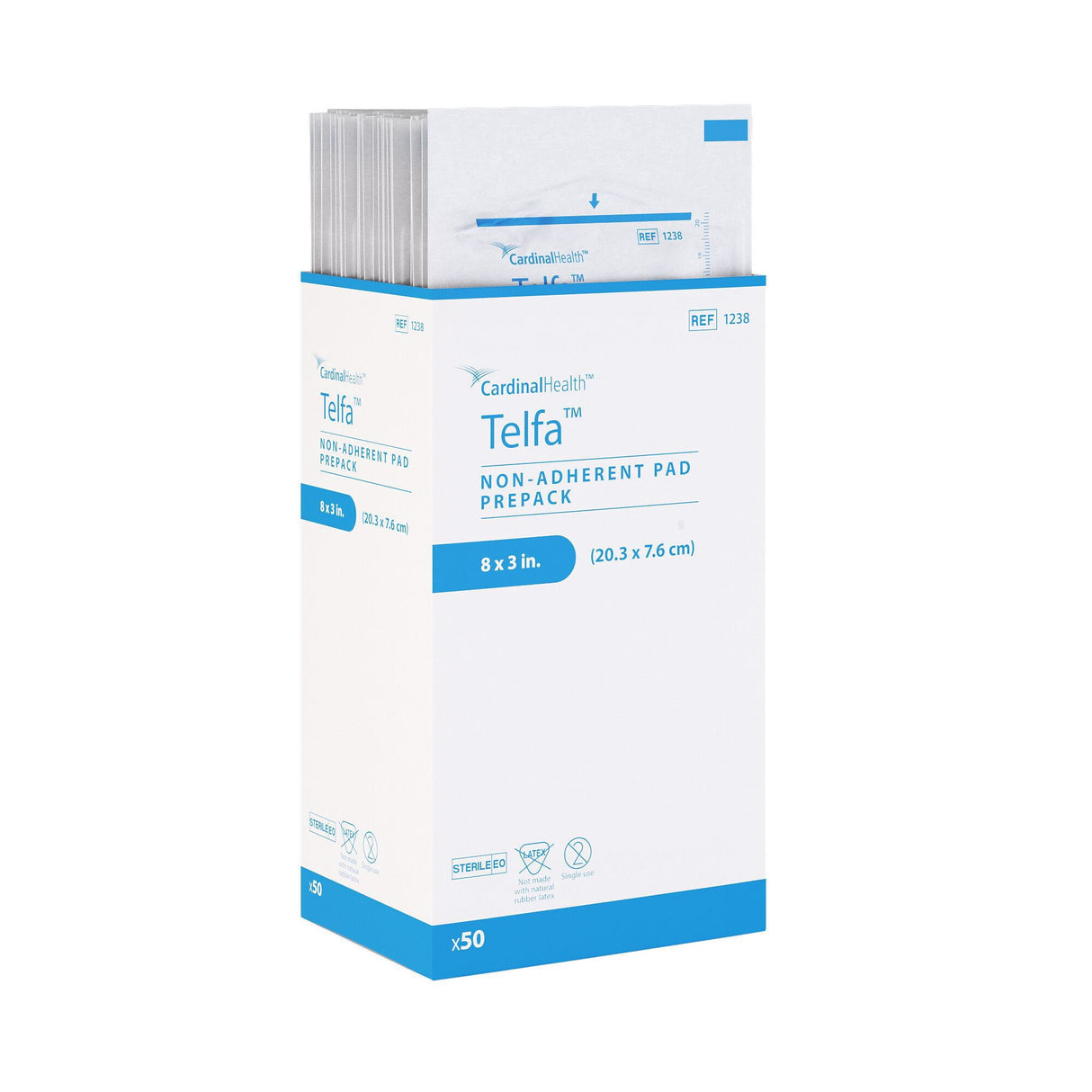 Telfa Ouchless Nonadherent Dressing, 3 x 8 Inch