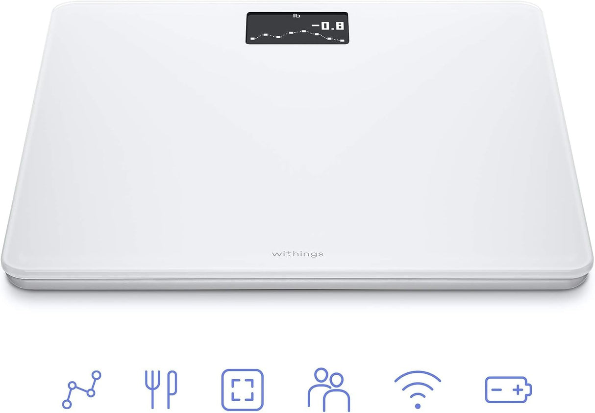 Withings Body Digital Wi-Fi Smart Scale with BMI, White