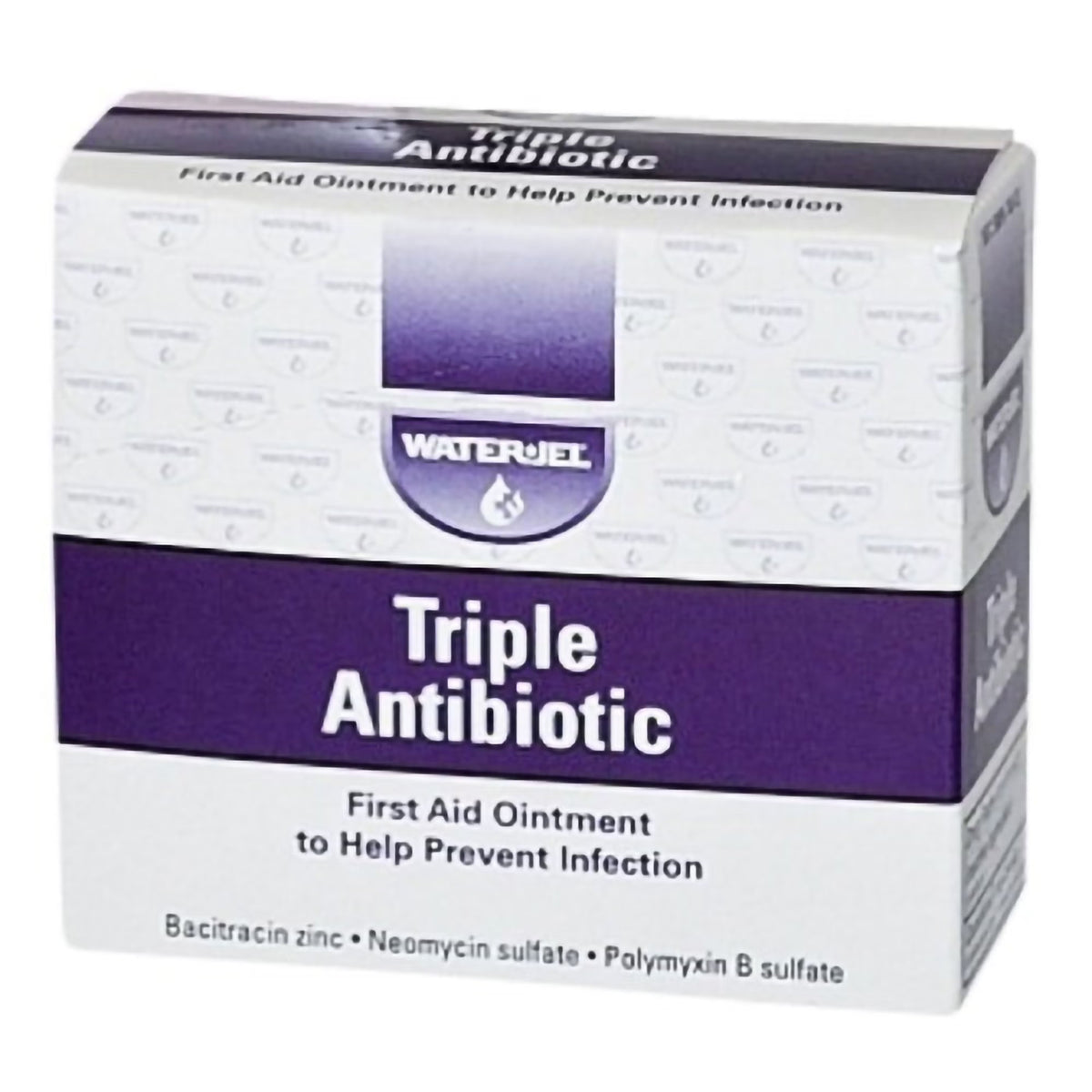 Water Jel First Aid Antibiotic Ointment, Bacitracin, Neomycin, Polymyxin B, 0.9 g - LL Medico