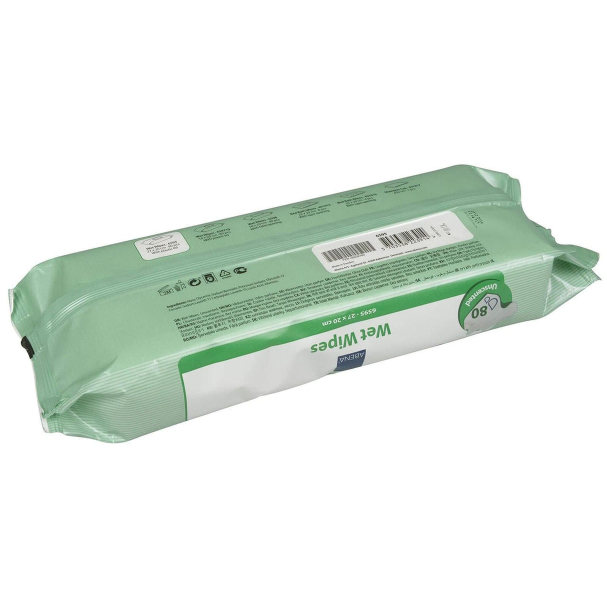 Abena Disposable Wet Wipes, 80 Count - 6595-Pack - LL Medico