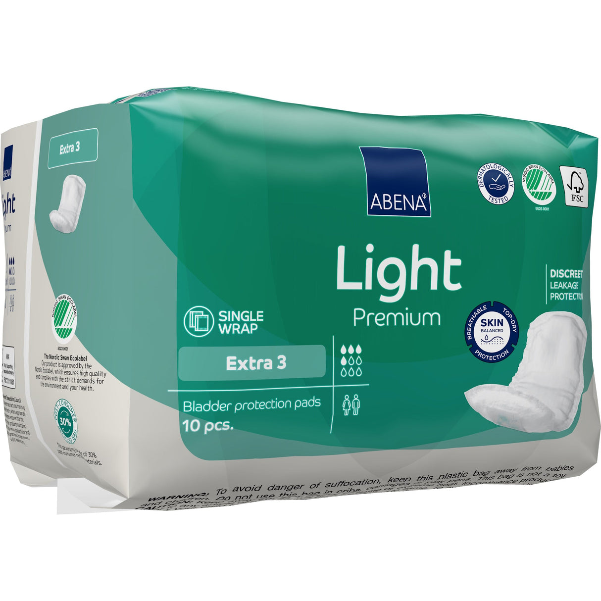 Abena Light Extra 3 Bladder Control Pad - 1000017158-Pack - LL Medico