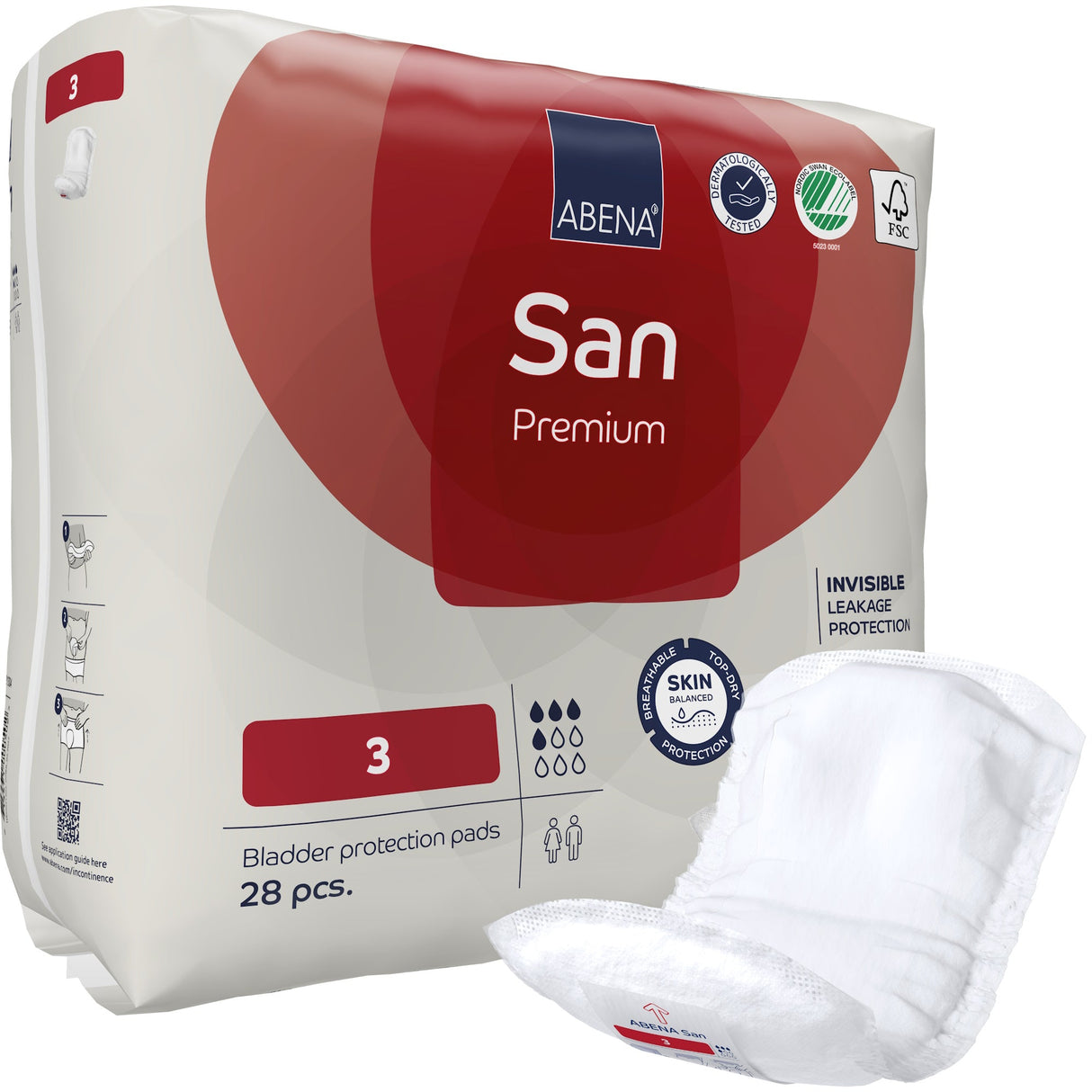 Abena San Premium Incontinence Pads - 1000021304-Pack - LL Medico
