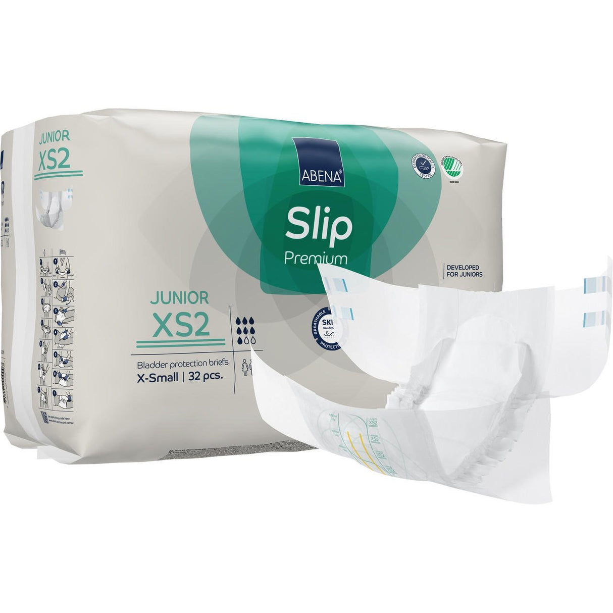 Abena Slip Junior Youth Incontinence Briefs - 1000021279-Pack - LL Medico