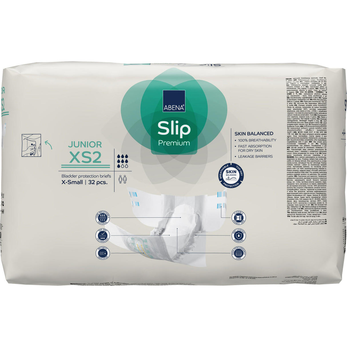 Abena Slip Junior Youth Incontinence Briefs - 1000021279-Pack - LL Medico