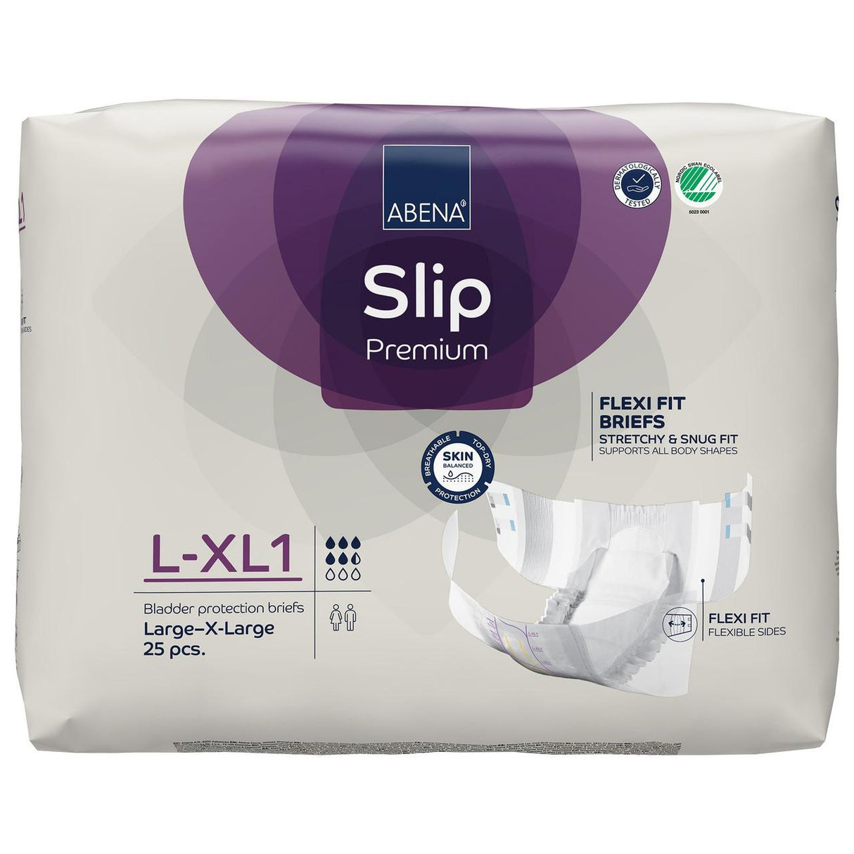 Abena Slip Premium Flexi Fit Level 1 Briefs - 1000020863-Pack - LL Medico