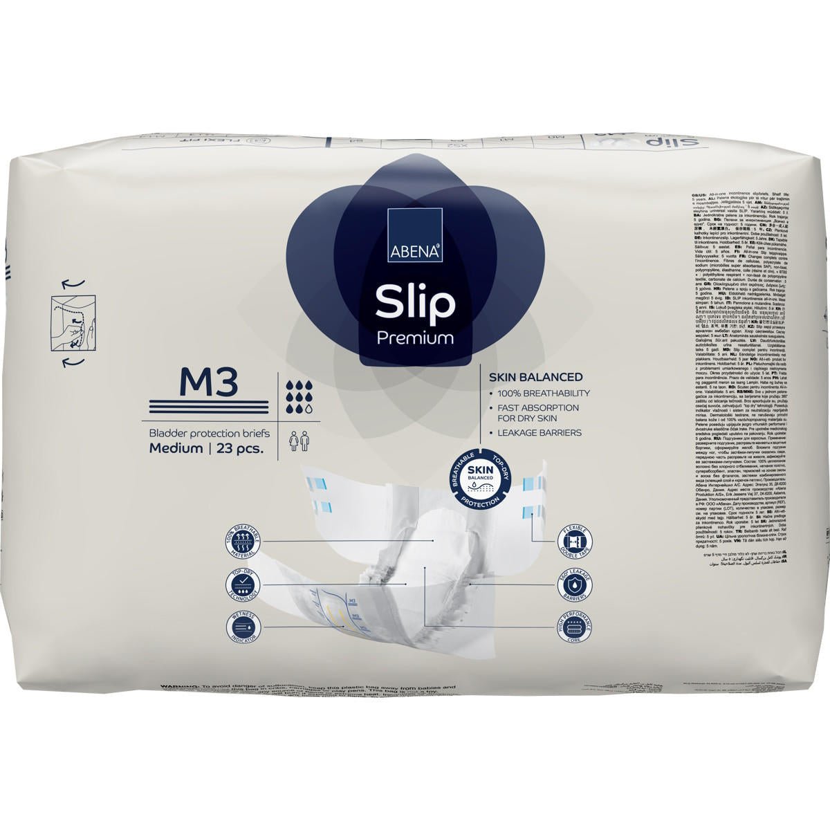 Abena Slip Premium Level 3 Adult Diapers - 1000021286-Pack - LL Medico