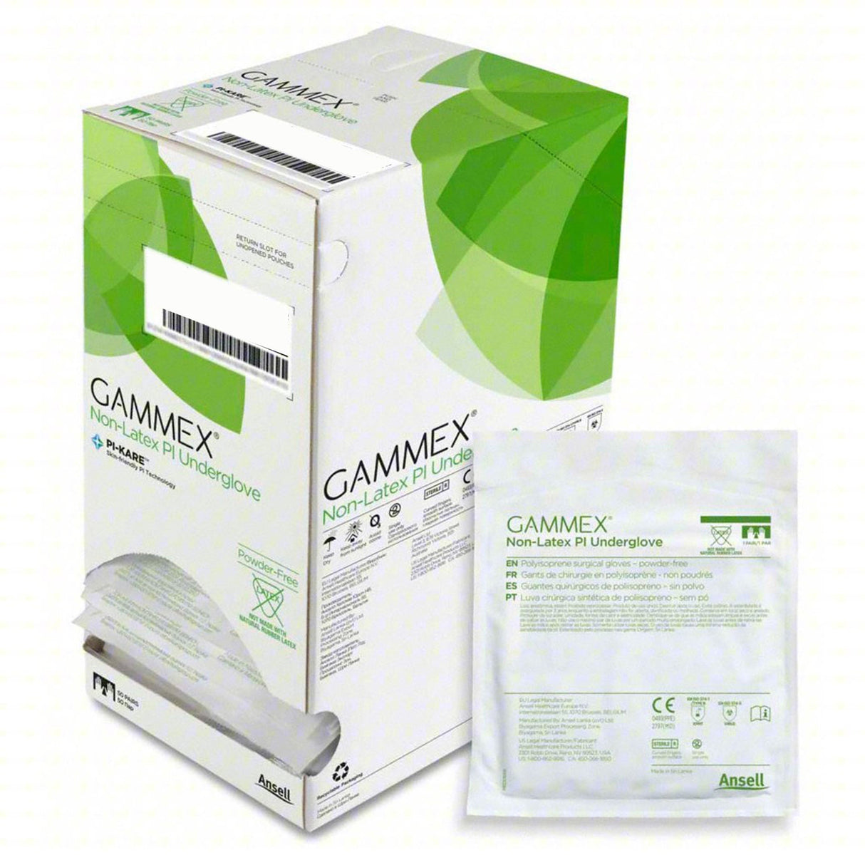 Ansell Gammex Non-Latex PI Polyisoprene Surgical Underglove - 20687265-Box - LL Medico