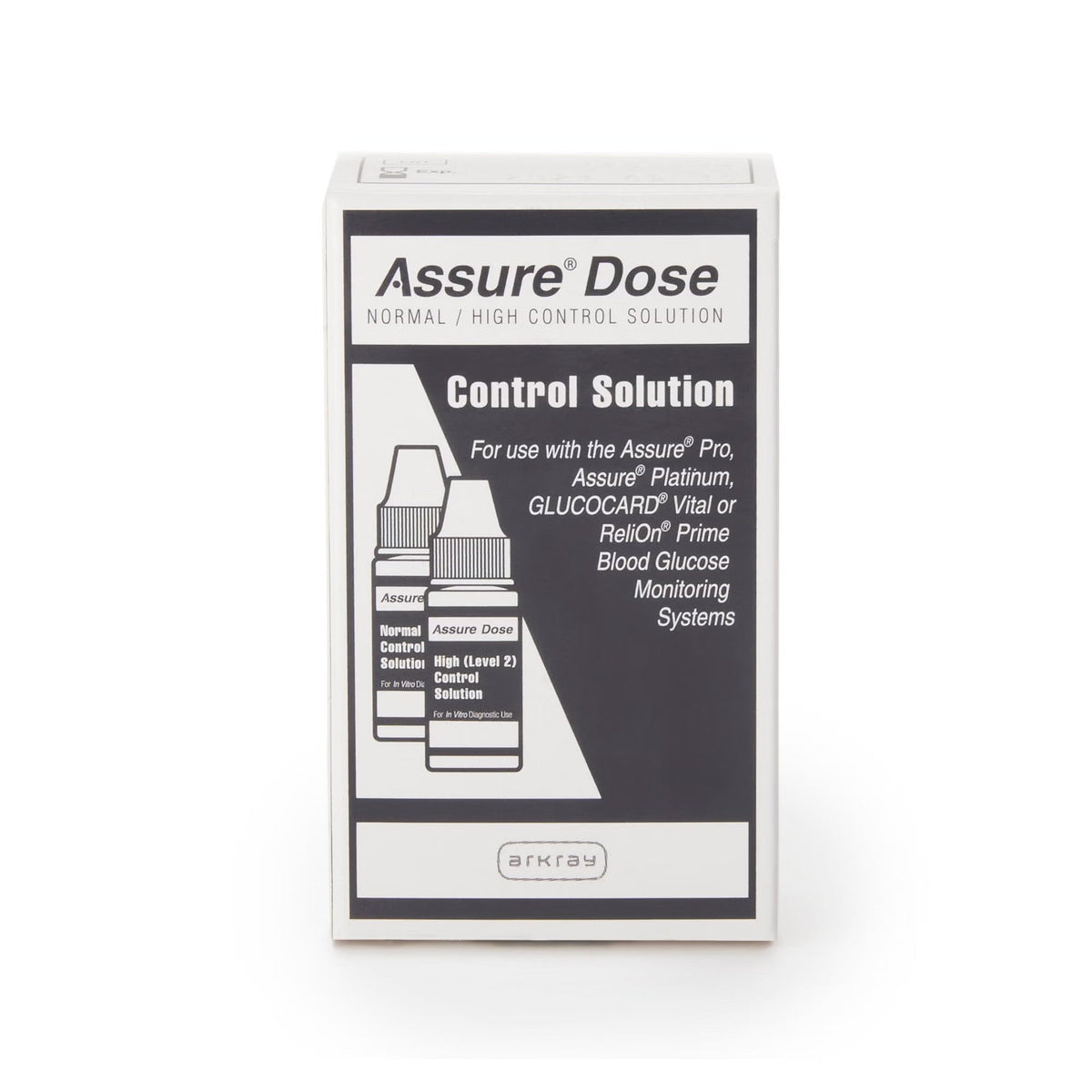 Arkray Assure Dose Blood Glucose Control Solution, Level 1 & 2, 2" x 2.5 mL - 500006-Box - LL Medico