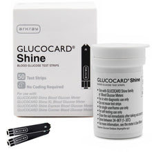 Arkray Glucocard Shine Blood Glucose Test Strips, 50 Count - 542050-Box - LL Medico