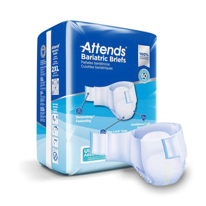 Attends Bariatric Briefs, 2XL, 3XL, 4XL, 5XL - DD50-Sample - LL Medico