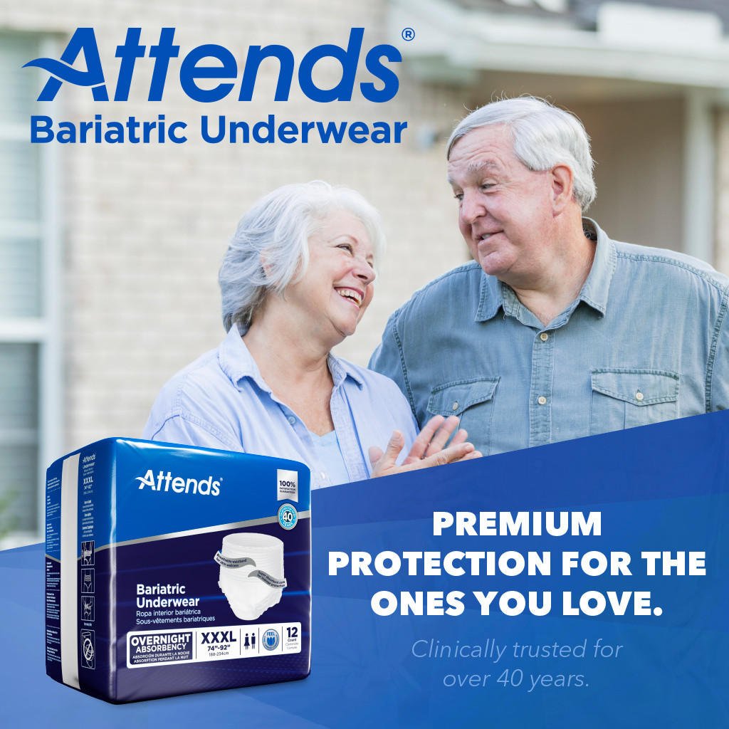 Attends Bariatric Protective Underwear, 3XL - AU60-Sample - LL Medico