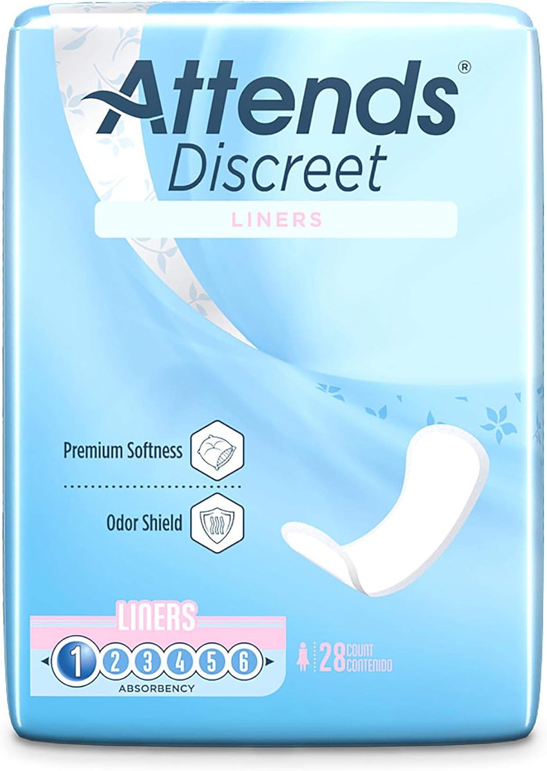 Attends Discreet Liners - ADLINER-Pack - LL Medico